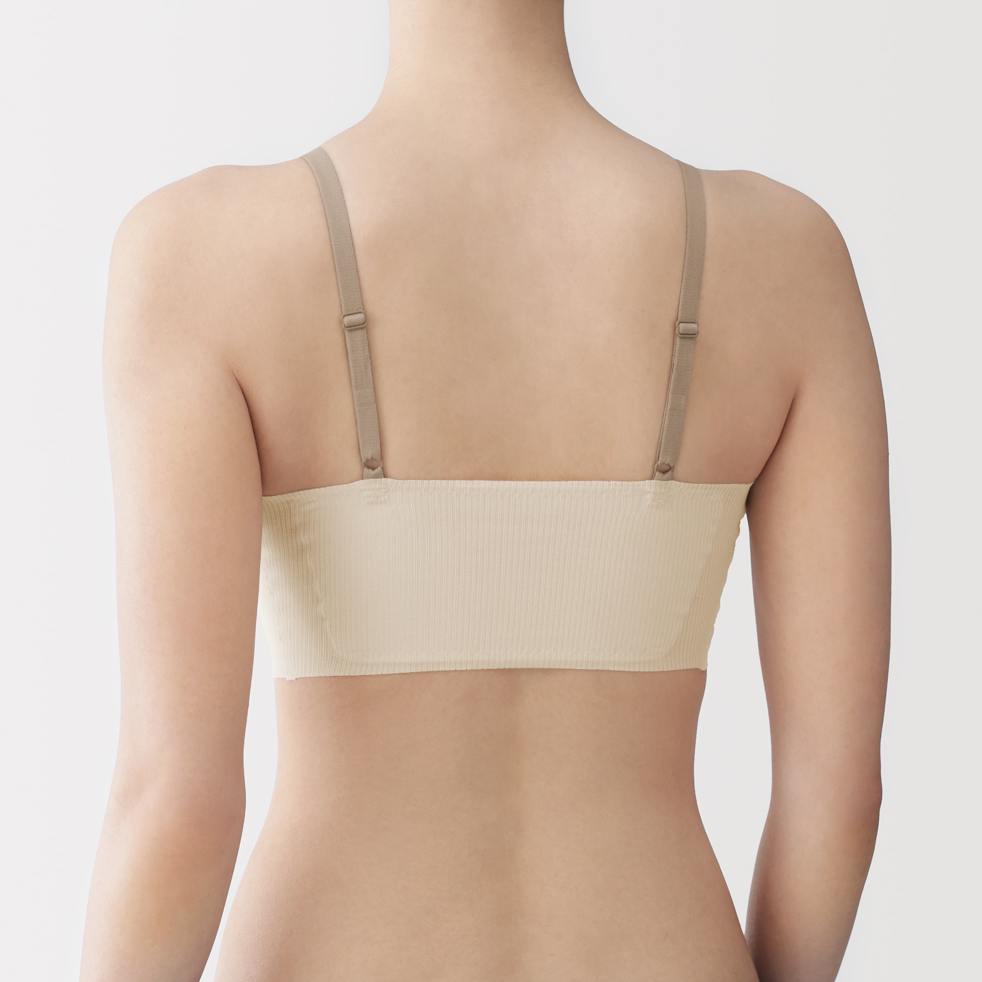 婦人　肌あたりがやさしいリブブラジャー