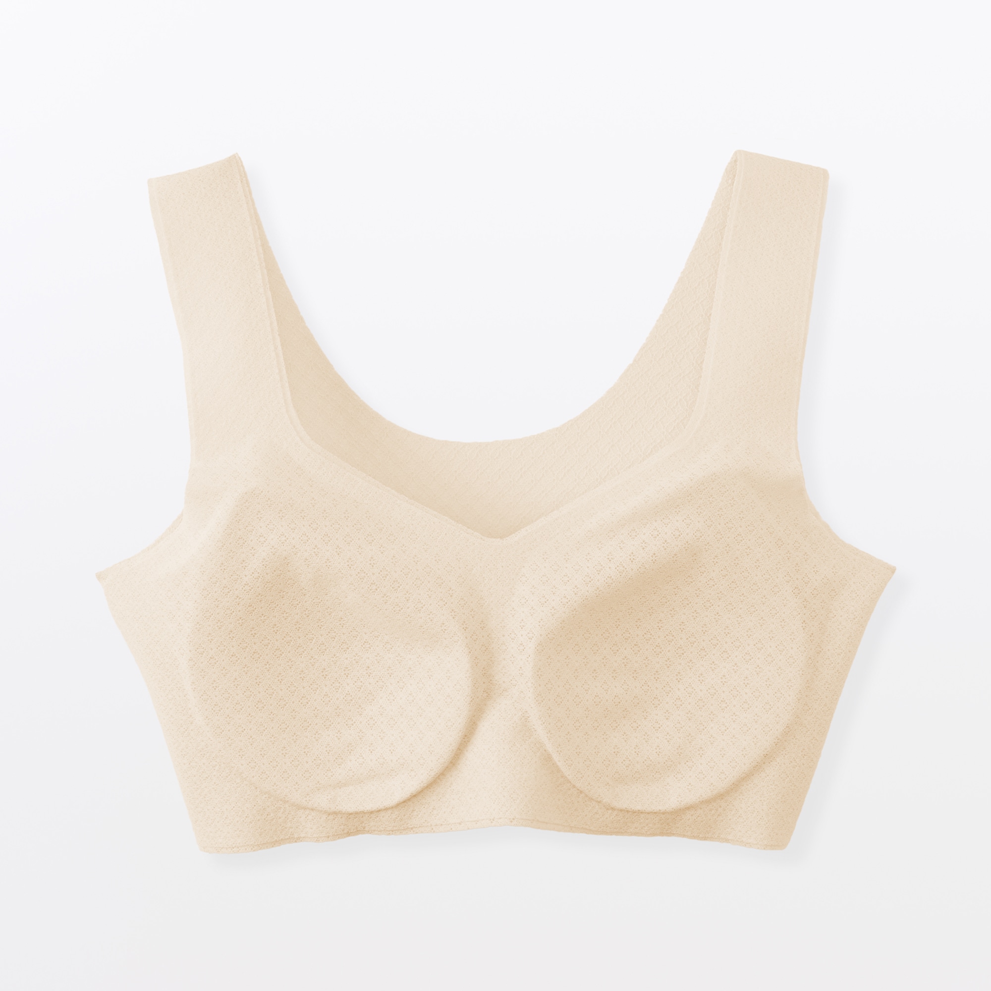 婦人　ひびきにくいレース　ハーフトップブラジャー