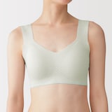 婦人　ひびきにくいレース　ハーフトップブラジャー