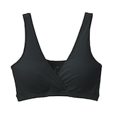 婦人　コットン混パターンメッシュ授乳に便利なブラジャー
