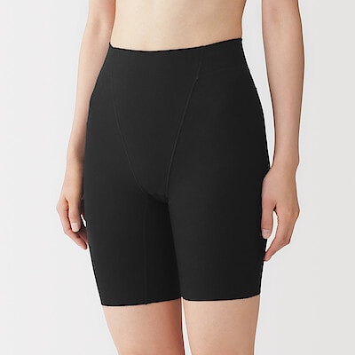 婦人　コットン混お腹すっきりソフトガードル