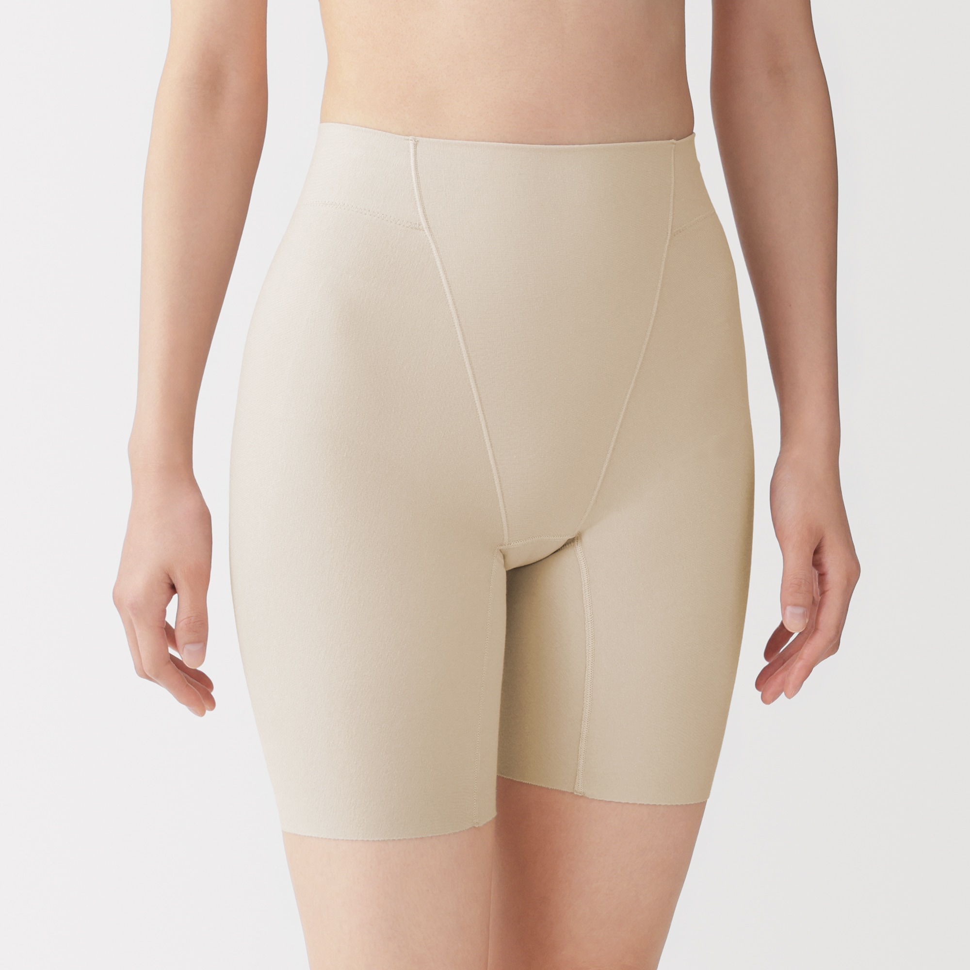 婦人　コットン混お腹すっきりソフトガードル