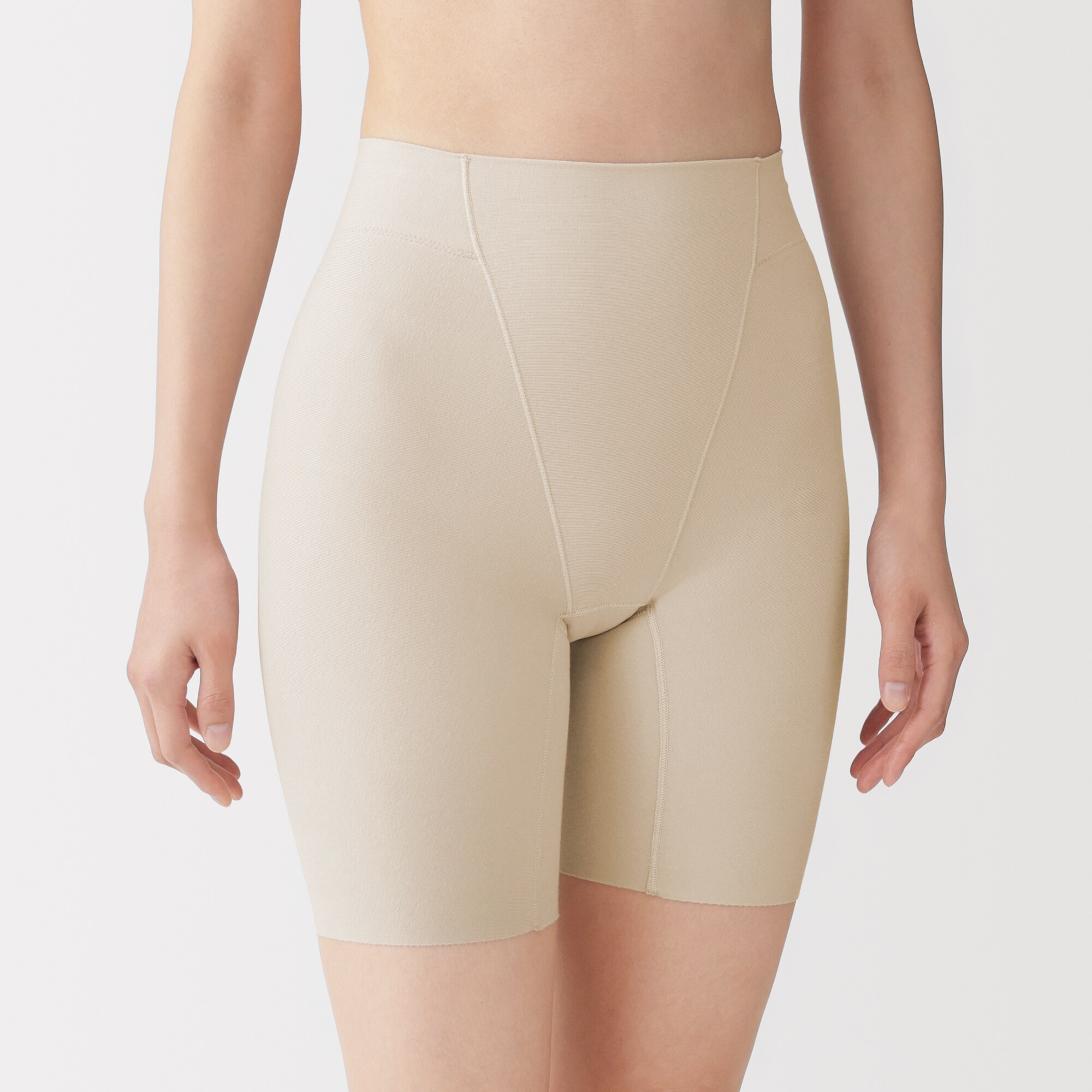 婦人　コットン混お腹すっきりソフトガードル