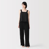 婦人　二重ガーゼ　ドットドビー　タンクトップ