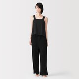 婦人　二重ガーゼ　ドットドビー　タンクトップ