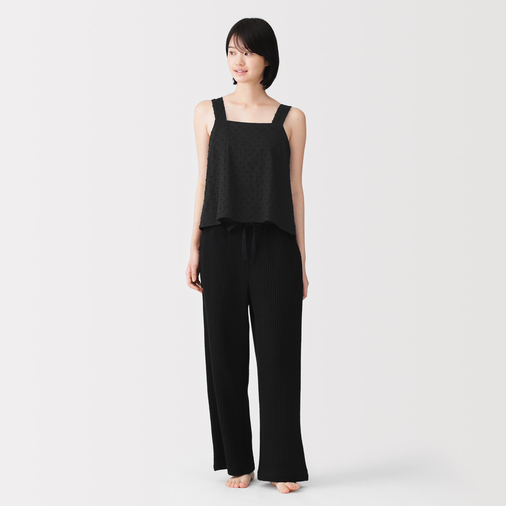 婦人 二重ガーゼ ドットドビー タンクトップ | 無印良品