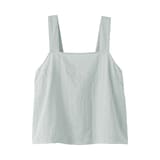 婦人　二重ガーゼ　ドットドビー　タンクトップ