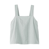 婦人　二重ガーゼ　ドットドビー　タンクトップ