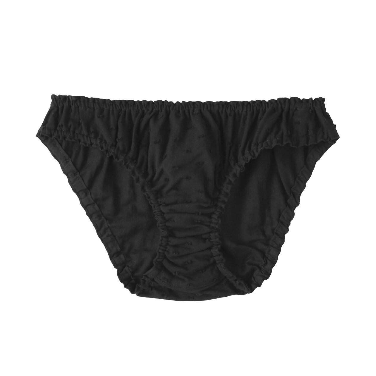 婦人　二重ガーゼ　ドットドビー　ゆったり締め付けにくいショーツ