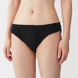 婦人　二重ガーゼ　ドットドビー　ゆったり締め付けにくいショーツ