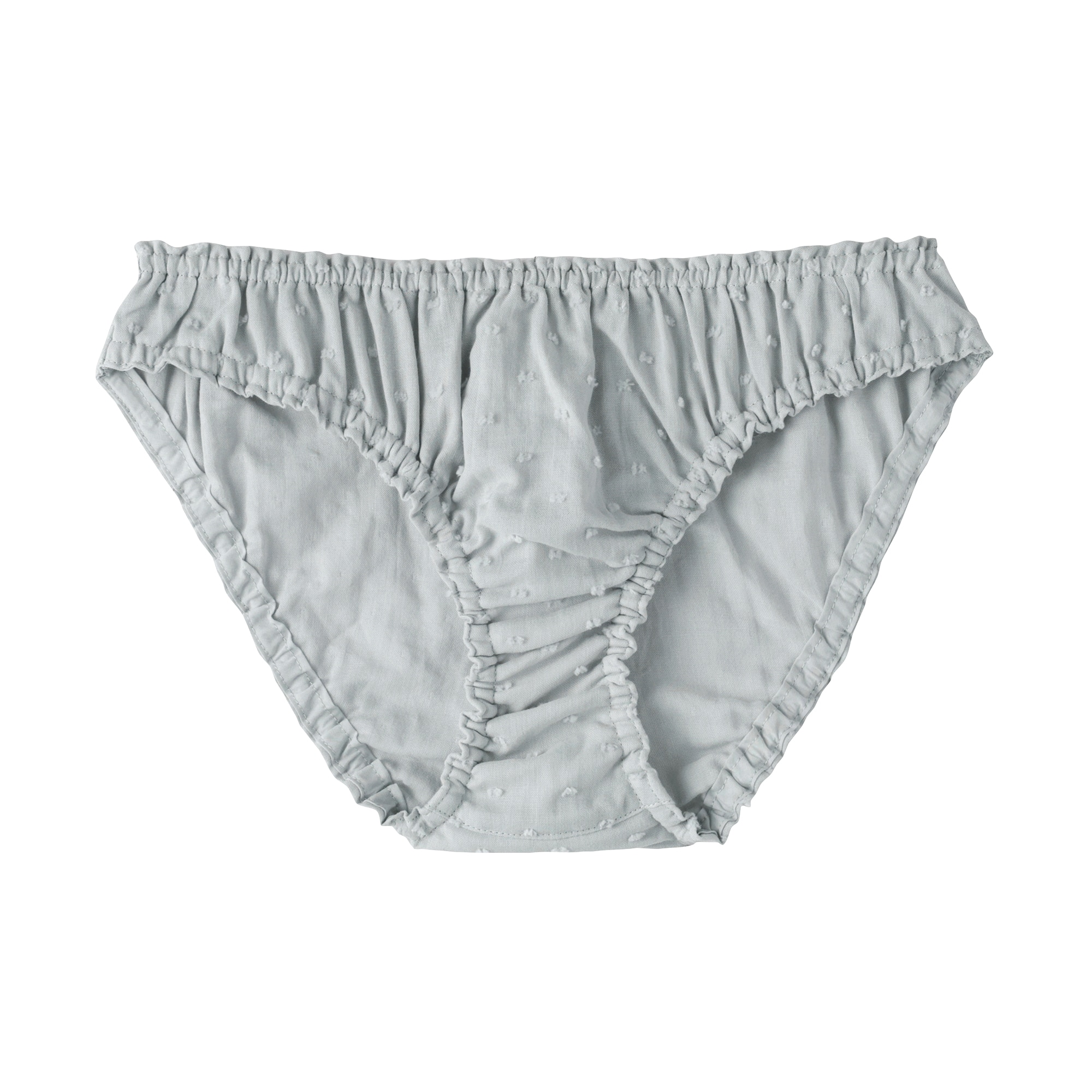 婦人　二重ガーゼ　ドットドビー　ゆったり締め付けにくいショーツ