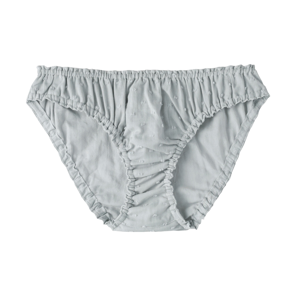 婦人　二重ガーゼ　ドットドビー　ゆったり締め付けにくいショーツ