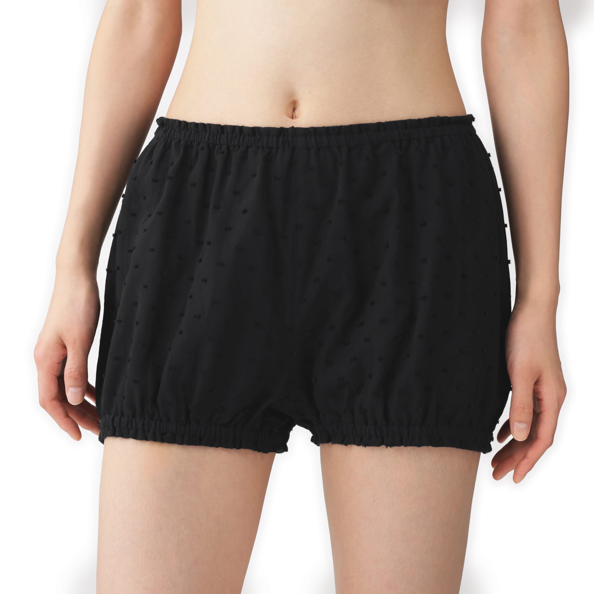 婦人 二重ガーゼ ドットドビー バルーンショーツ | 無印良品