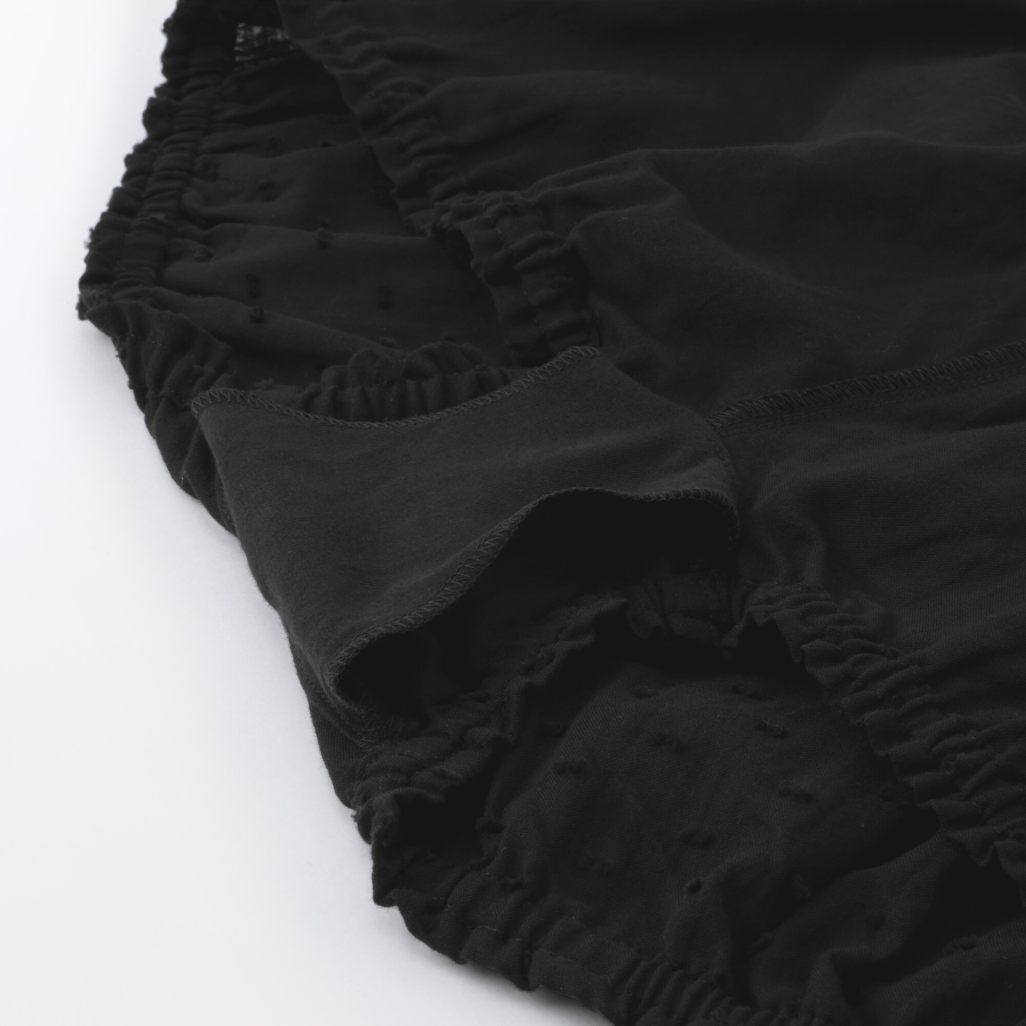 婦人　二重ガーゼ　ドットドビー　バルーンショーツ