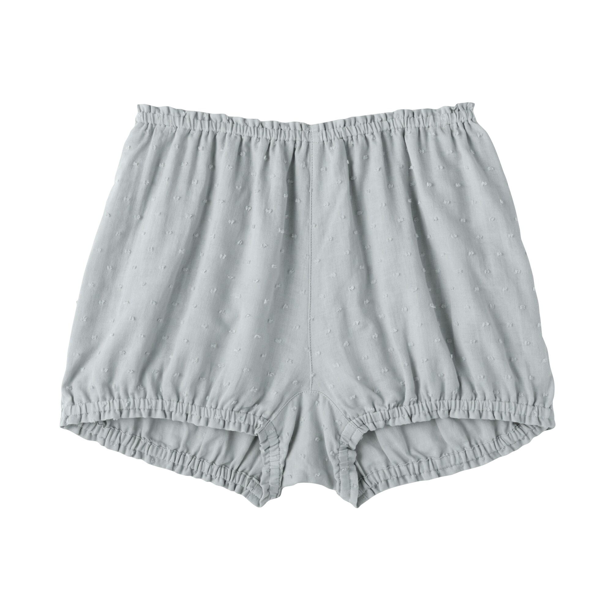 婦人　二重ガーゼ　ドットドビー　バルーンショーツ