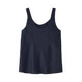婦人　なめらかサテンフレアタンクトップ