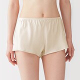 婦人　なめらかサテンフレアショーツ