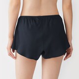 婦人　なめらかサテンフレアショーツ