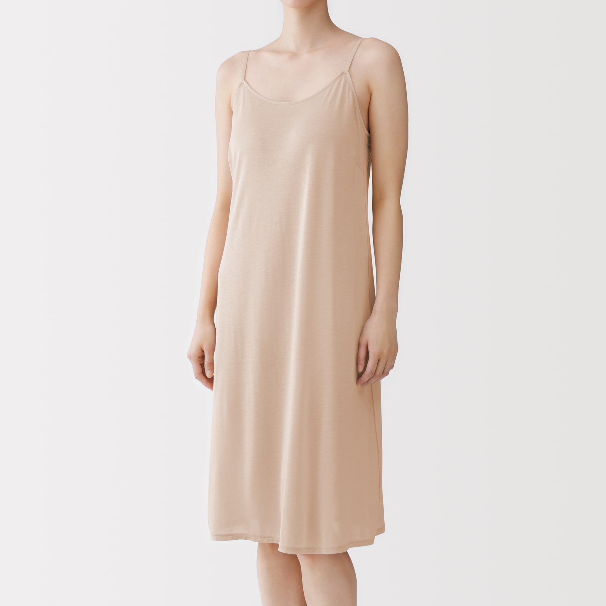 婦人　蒸れにくいスリップドレス