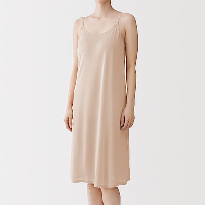 婦人　蒸れにくいスリップドレス