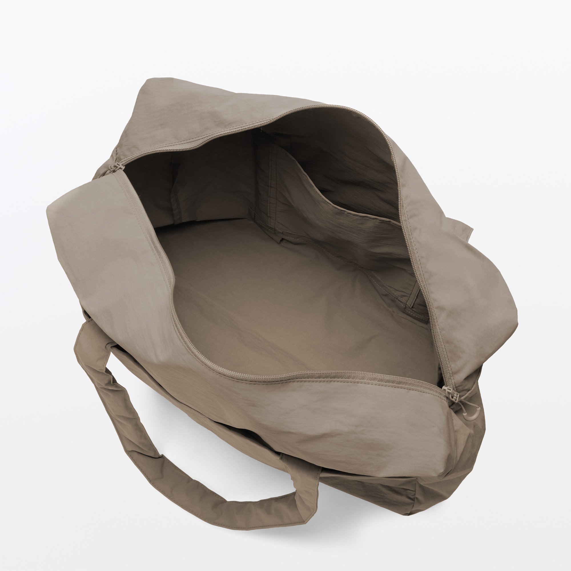 再生ナイロンたためるボストンバッグ