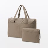 再生ナイロンたためるボストンバッグ