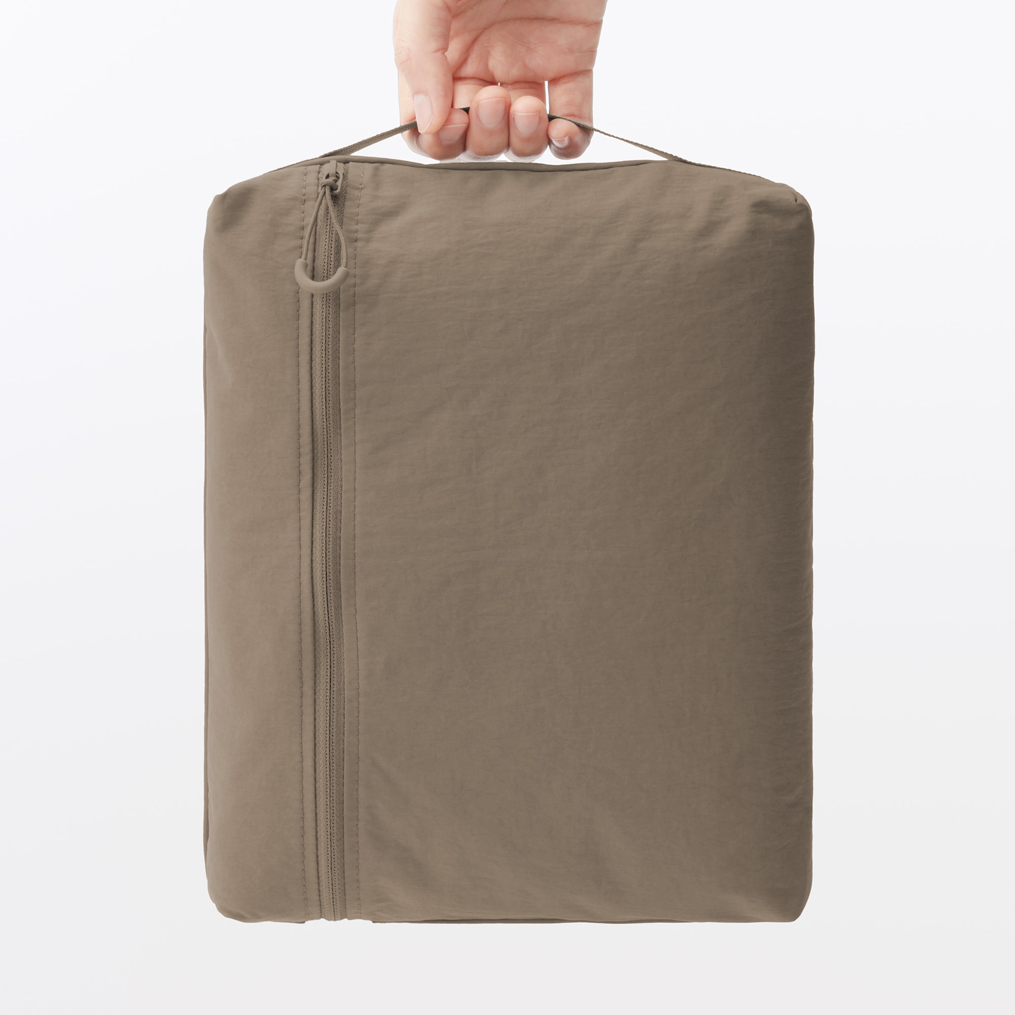 再生ナイロンたためるボストンバッグ