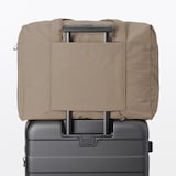 再生ナイロンたためるボストンバッグ