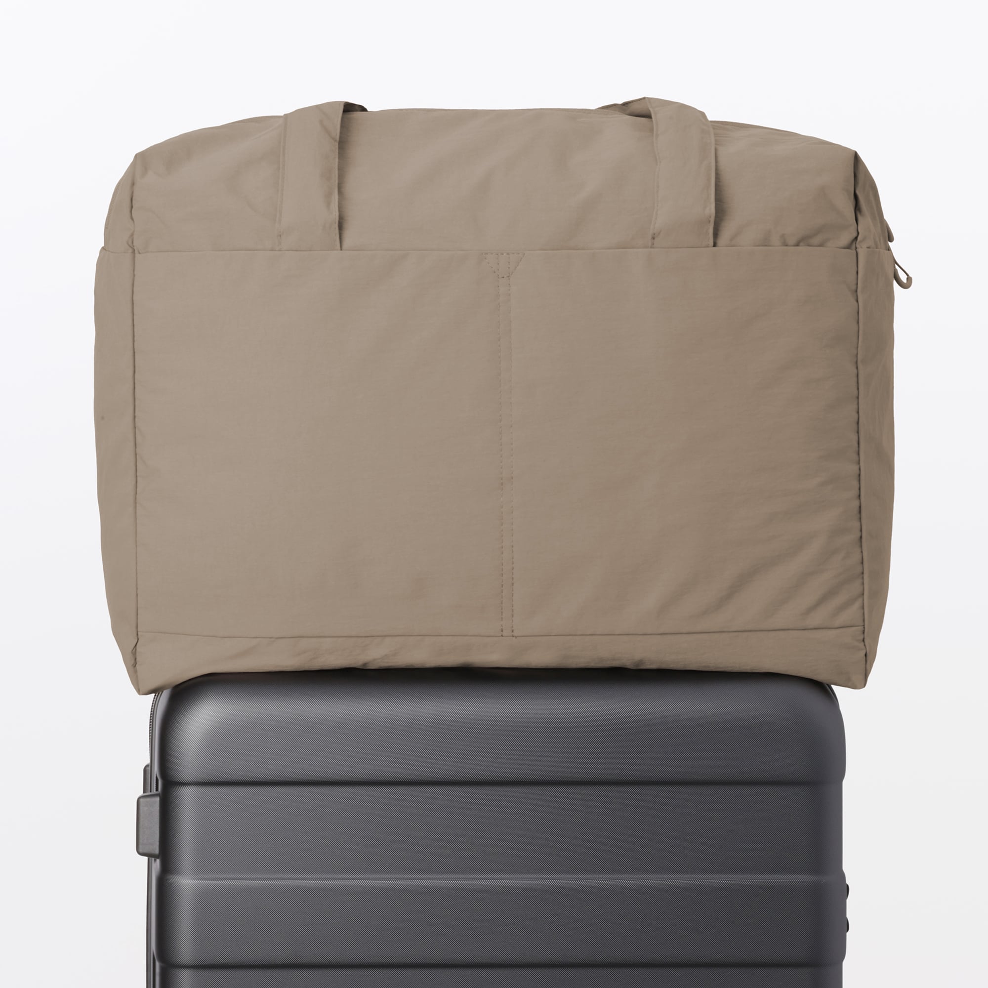 再生ナイロンたためるボストンバッグ