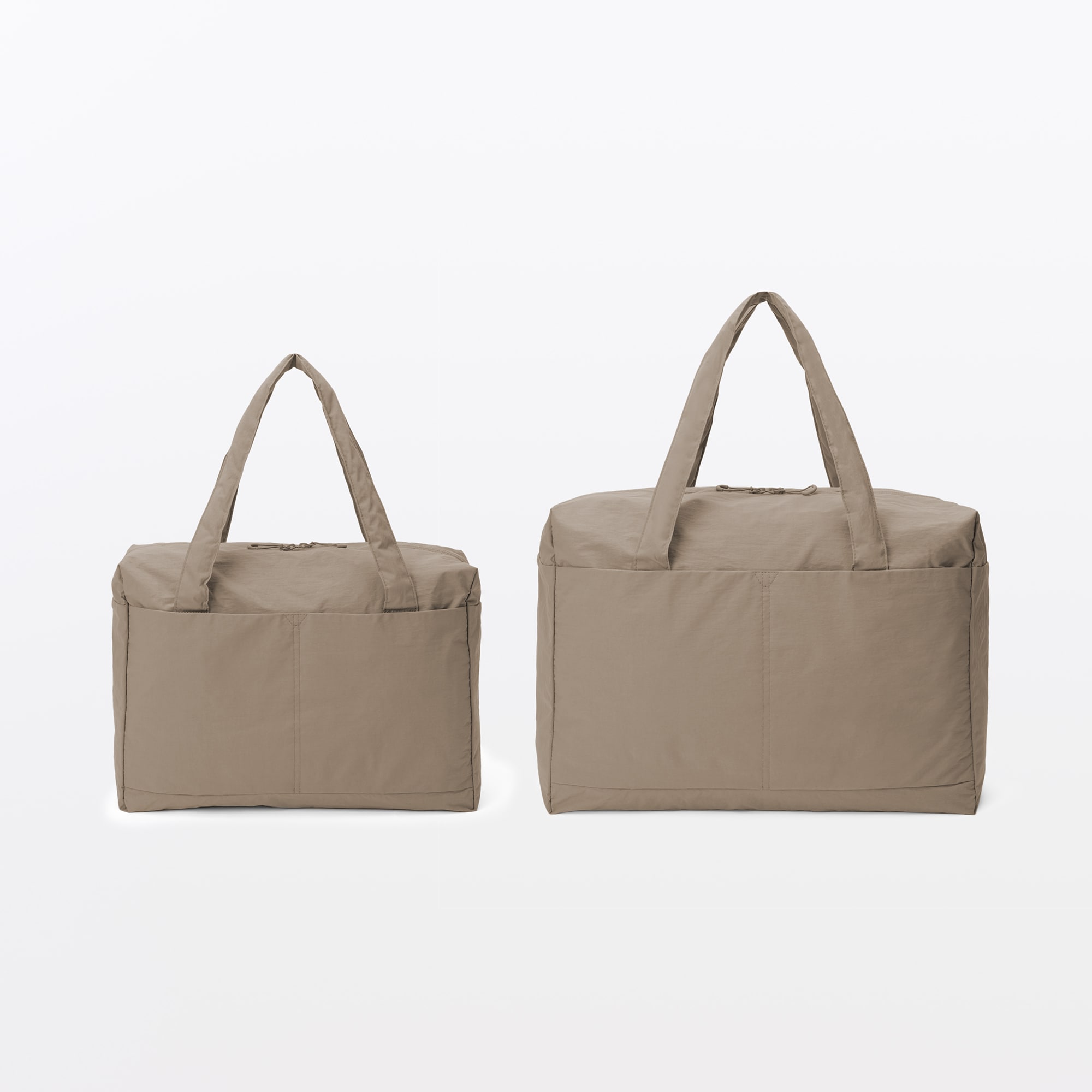 再生ナイロンたためるボストンバッグ