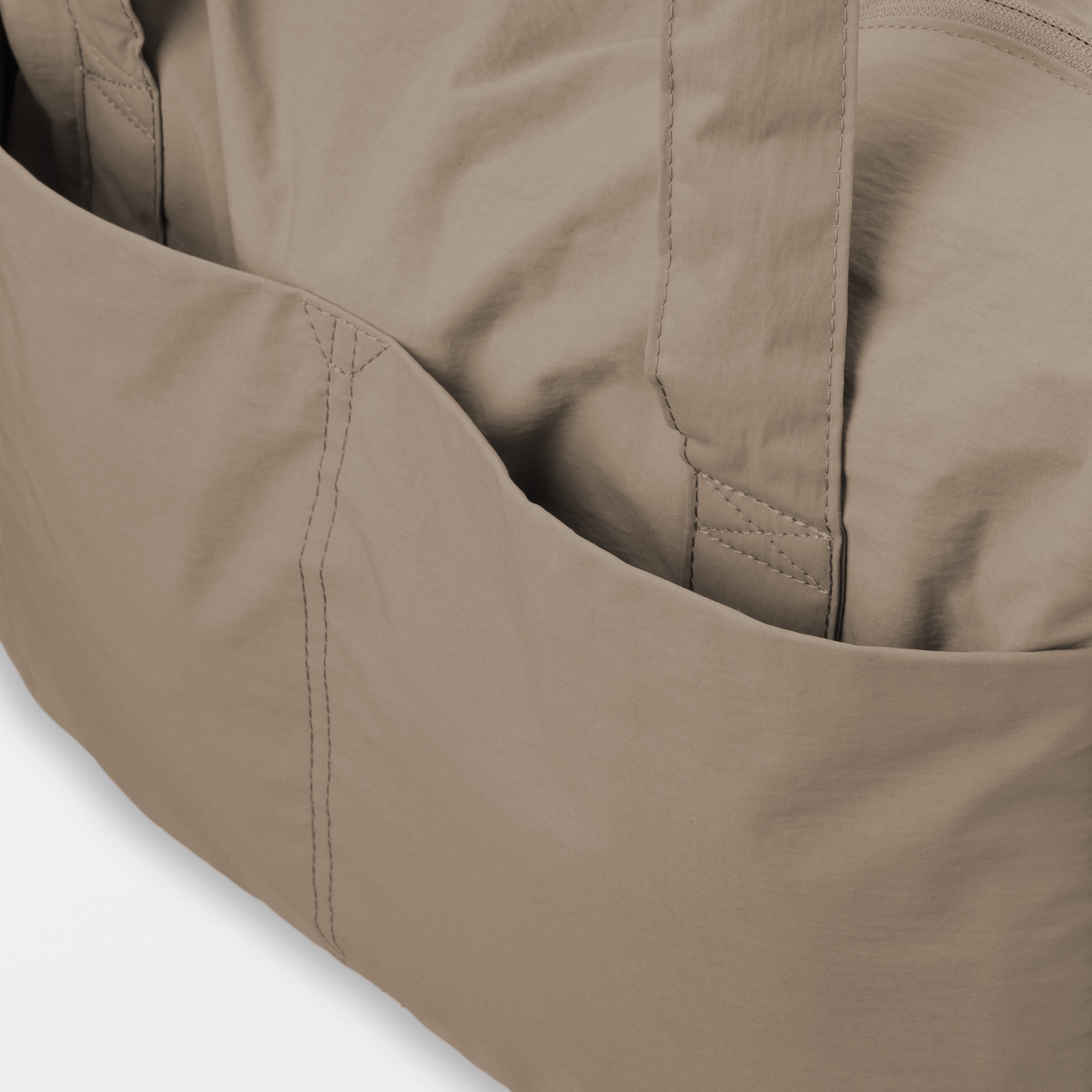 再生ナイロンたためるボストンバッグ