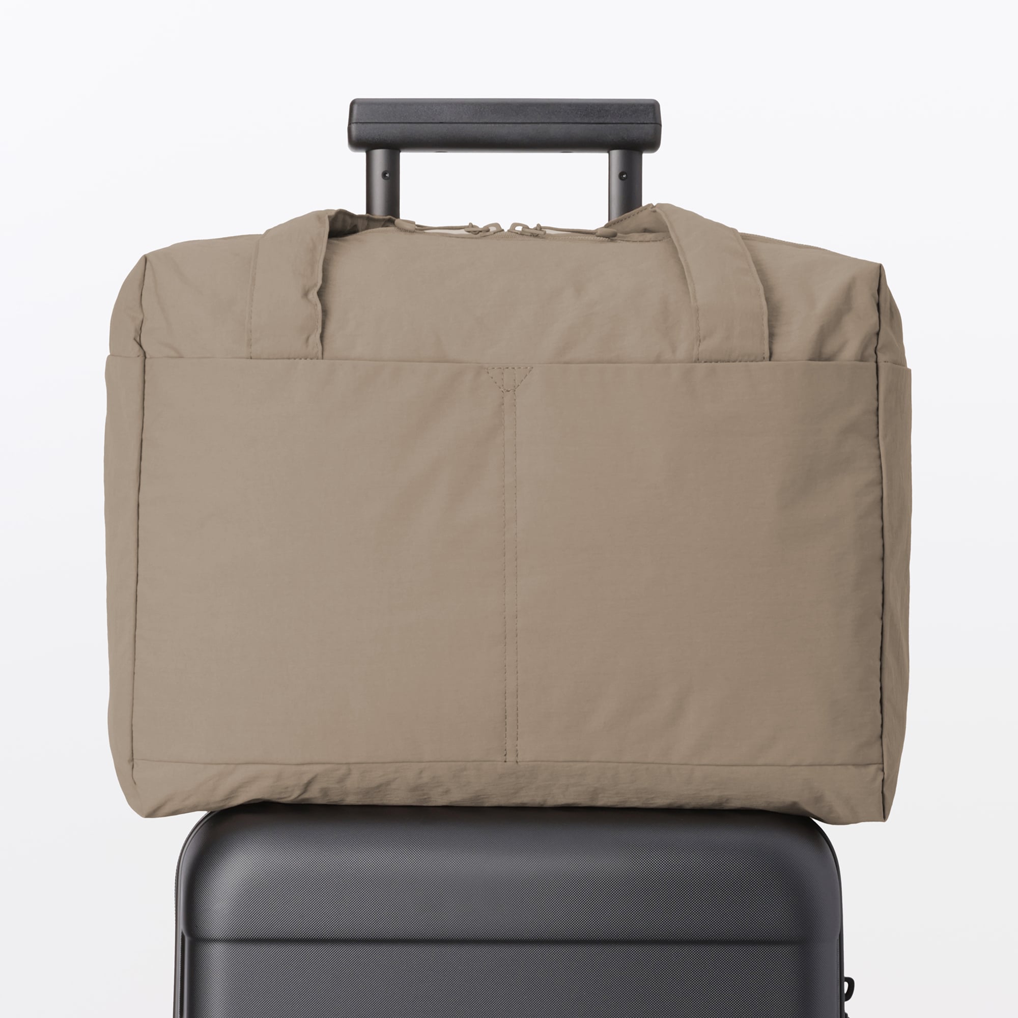 再生ナイロンたためるボストンバッグ