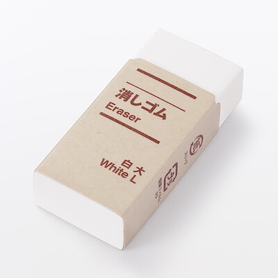 【２月下旬発売予定】消しゴム　白