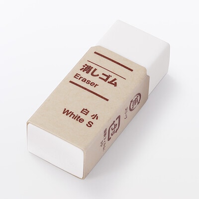 【６月上旬発売予定】消しゴム　白　小