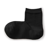 婦人　足なり直角　履き口やわらか　三層　ショート丈靴下（口ゴムなし）