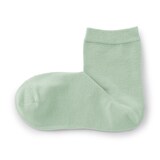 婦人　足なり直角　履き口やわらか　三層　ショート丈靴下（口ゴムなし）