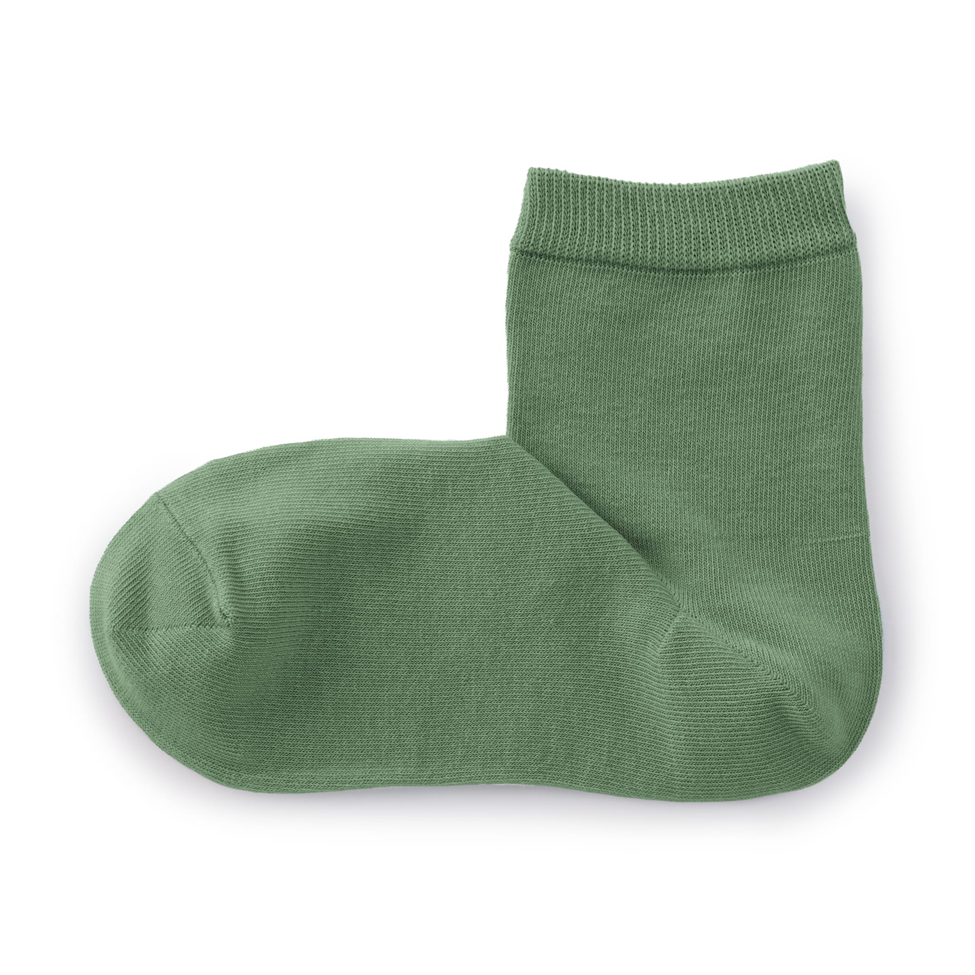 婦人　足なり直角　履き口やわらか　三層　ショート丈靴下（口ゴムなし）