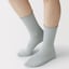 婦人　足なり直角　履き口やわらか　レーヨン混　メロウ靴下
