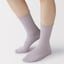 婦人　足なり直角　履き口やわらか　レーヨン混　メロウ靴下