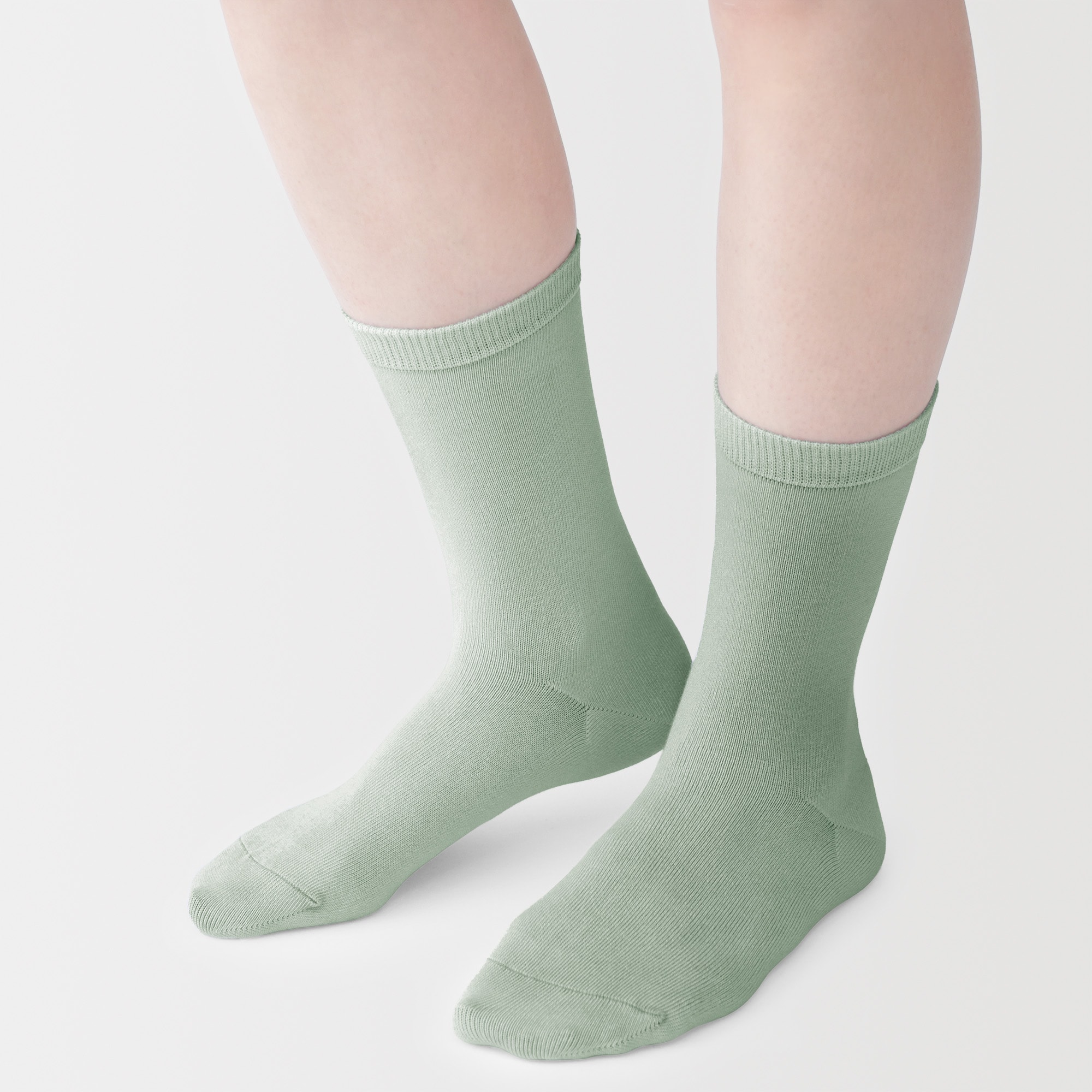 婦人　足なり直角　履き口やわらか　三層　靴下（口ゴムなし）