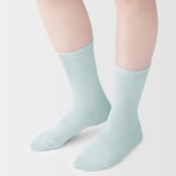 婦人　足なり直角　履き口やわらか　三層　靴下（口ゴムなし）