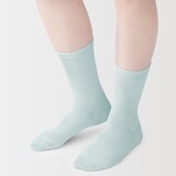 婦人　足なり直角　履き口やわらか　三層　靴下（口ゴムなし）