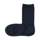 婦人　足なり直角　履き口やわらか　三層　靴下（口ゴムなし）