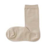 婦人　足なり直角　履き口やわらか　三層　靴下（口ゴムなし）