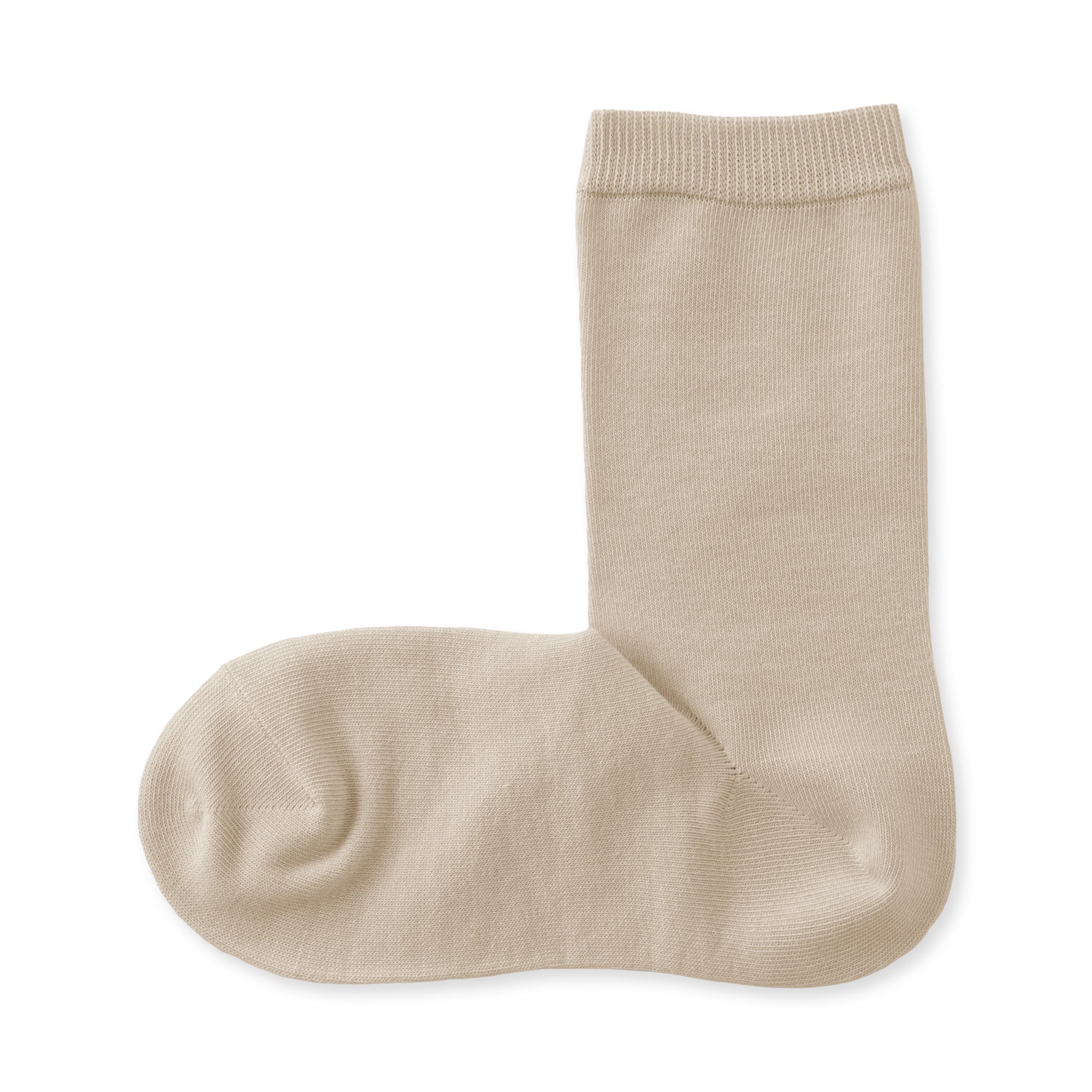 婦人　足なり直角　履き口やわらか　三層　靴下（口ゴムなし）