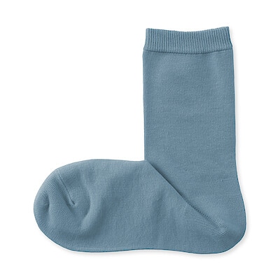婦人　足なり直角　履き口やわらか　靴下（口ゴムなし・三層）