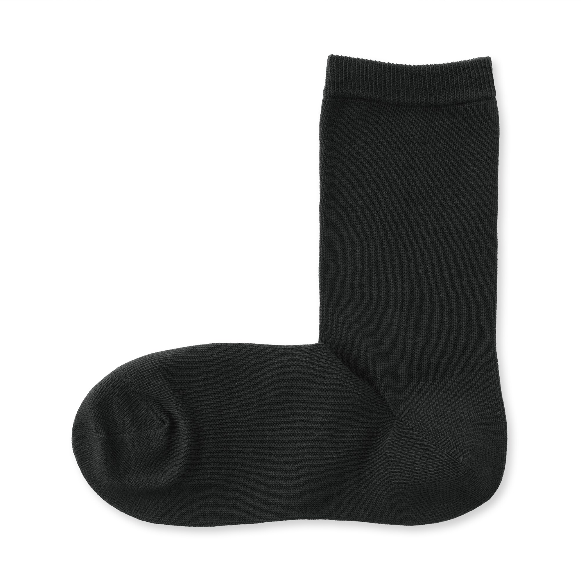 婦人　足なり直角　履き口やわらか　三層　靴下（口ゴムなし）※再生コットン