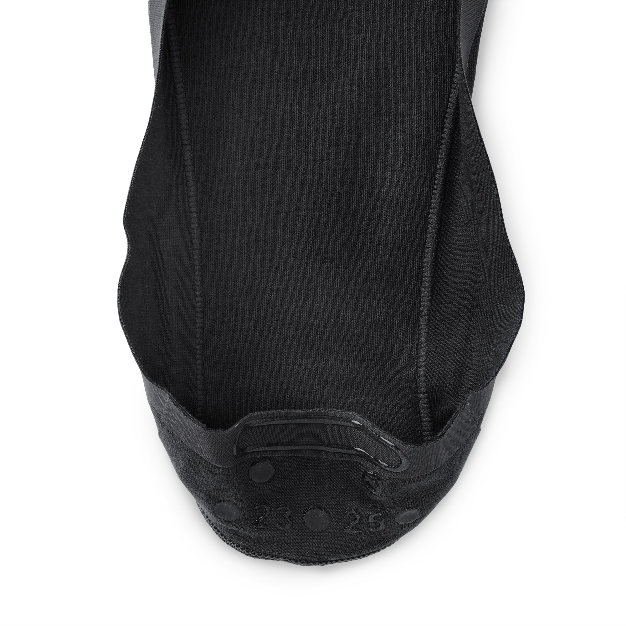 婦人　つま先に縫い目のない　浅履きフットカバー（かかと滑り止め付き）