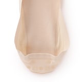 婦人　つま先に縫い目のない　浅履きフットカバー（かかと滑り止め付き）