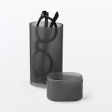 ポリプロピレンメガネも入るペンケース　スタンド式　